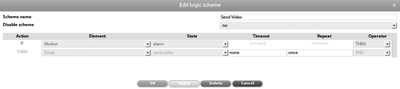 Logic Scheme Video Notification